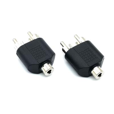 China audio & Video 1 female to 2 male av convert rca connectors for sale