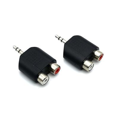 China audio & Stereo video 3.5mm jack to 2*RCA jacks for sale