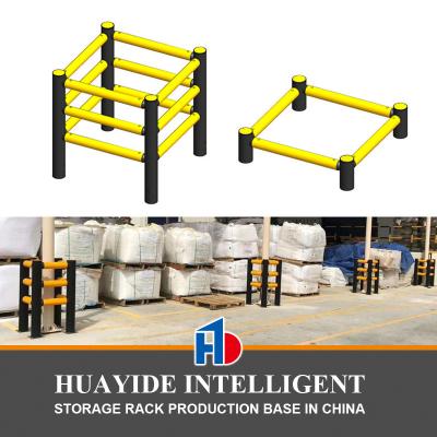 China B01: Building Post Safety Barrier Traffic Guardrails Warehouse Storage Rack Upright Guard for sale