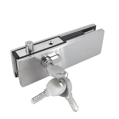 China KECO Modern Glass Door Clamp Patch Fittings Patches Lock Fitting For Frameless Glass Door for sale