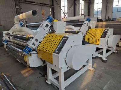 China Steam Heating Vacuum Adsorption Corrugated Cardboard Making Single Face Machine for sale