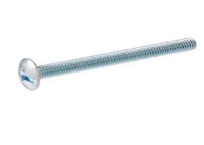 China M4 M5 A307 GR2 Steel Blue White Zinc Plating Slotted Phillips Drive Cross Recessed Truss Head Screw for sale