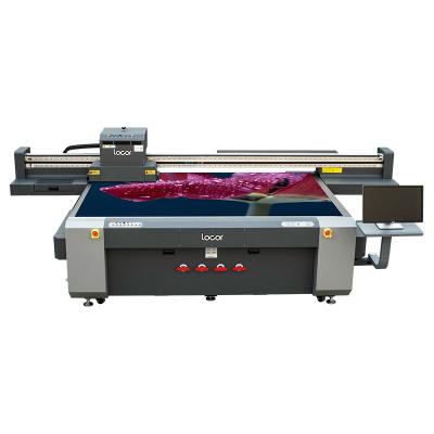 China Indoor Outdoor Advertising Locor Digital Automatic Industrial 2513 UV Flatbed Inkjet Printer On Sale With Richo GEN 5 Or GEN 6 Fast Speed High Quality for sale