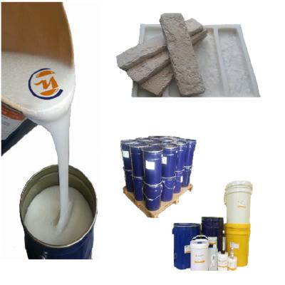 Cina Resistenza RTV-2 Tin Cure Silicone Rubber For liquido dell'alcali che fa le muffe di pietra artificiali concrete dell'impiallacciatura in vendita