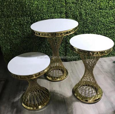 China 3pcs set Cake Sweet Table Wedding Stage Backdrop Arch Decoration for Bridal Shower Birthday Party Event Candy Bar Banner Plinth for sale