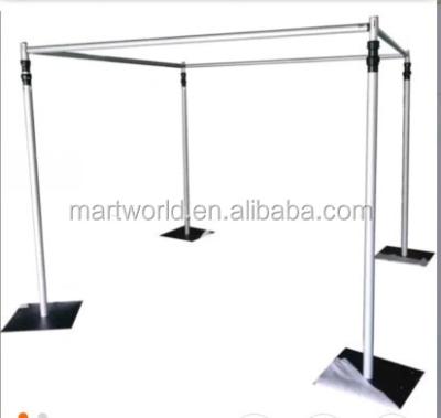 China wholesale portable and adjustable event wedding stage aluminum backdrop stand pipe drape for wholesale wedding supplier for sale