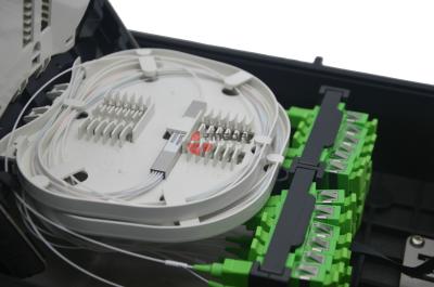 Chine GPON FDB en ligne fermeture de fibre optique de terminal d'Access de diviseur de Sc de 96 des noyaux pp ports du noir 24 à vendre