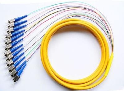 Chine Multi - le tresse optique 1Meter de fibre de noyau de la fibre 12 ou 1,5 mètre, tresse de ruban du pullover FC de fibre à vendre