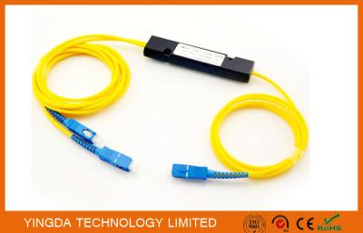 China Módulo compacto del casete del divisor 1x2 del PLC de la fibra óptica, acoplador de soldadura fundido de FTB en venta