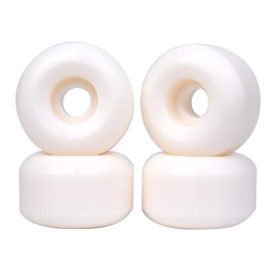 China 101A 52*32mm PU Skateboard Adult High Quality White Custom Wheels for sale