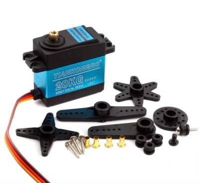 China TIANKONGRC TD-6620MG 20KG 4.8-8.4V Metal Gear Digital Servo Motor for RC Robot Smart Car for sale