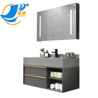 China Light Luxury Has Beauty New Design Smart Bathroom Mirror Cabinet Wooden Cabinet For Bathroom Lacquered Bathroom Cabinet for sale