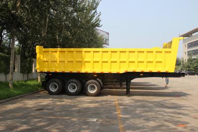 Cina TITAN 3 Axle 40 ton to 60 Ton 45 cubic meters end dump trailer in vendita