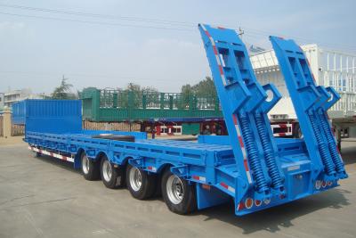 Китай TITAN VEHICLE widely used low bed trailer 4 axle heavy duty low loader for sale продается