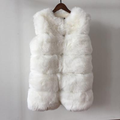 China wholesaleWinter Fashion Faux Fur Apparel Imitation Fur Waistcoat Breathable Women's Casual Faux Fur Vest for sale