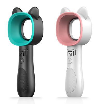China Mini 3 Speed Metal Air Metal Bladeless Fan Smart Portable Rechargeable High Quality USB Bladeless for sale