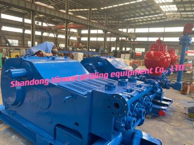 China API 7# Valve Onshore and Offshore Drilling Mud Pump With 5-1/8 5000psi Flange 120 SPM Stroke for sale