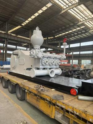 China High Chrome Fluid End Material Triplex Mud Pump with API 7 Valve and Forced Feed Lubrication System for sale