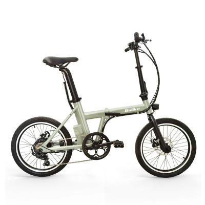China Aluminum Alloy OEM 20inch 36v 250W 32KM/H Speed City Bike Folding Electric E-Bike for sale