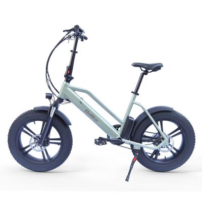 China Aluminum Alloy Wholesale 20inch 36v 350W 32KM/H Speed 10.4AH City Electric Bike Fat Tire E-Bike for sale