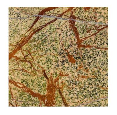 China Modern Indian Green Rain Forest Marble Living Room Floor Tiles for sale