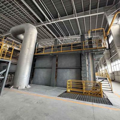 China Forno de fusão de fornos de fogo cruzado para a indústria do vidro personalizado à venda