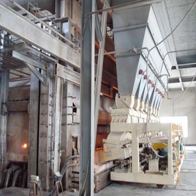 China 120Tpd op maat gemaakte kruisgebrandde oven vuurvaste materialen glazen smeltoven Te koop