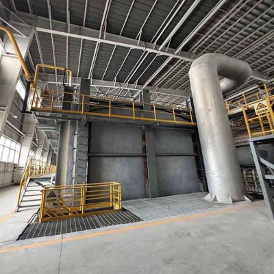 中国 天然ガス100Tpdガラス溶解炉 省エネ炉設備 販売のため