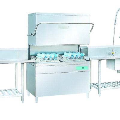 China super-win Free Standing Dishwasher Hood Type Commercial machine dishwasher for sale