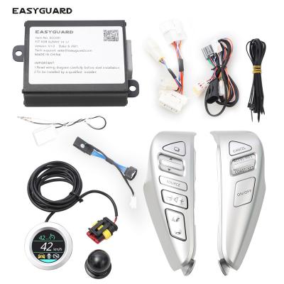 China Fixed Speed Cruise Function EASYGUARD Operation Cruise Control Kit Handle Fit For Nissan Sylphy Livina Sunny Tiida Navara Car Speed Control System Speed Limiter for sale