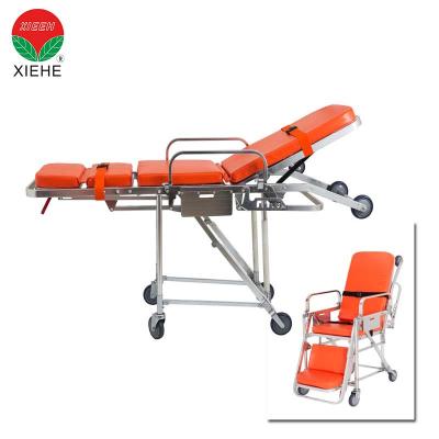 China Folding Emerging Medical Use Ambulance Stretcher Trolley Sizes Types Of Stretchers for sale