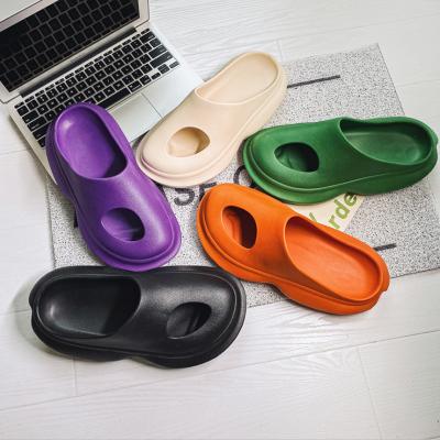 China New Design Massage Plus Fashion Men Air Slide Slippers Custom Made Anti-Slip Rubber Cushion Mens Sole Sandals Outsole for sale