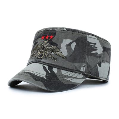 China COMMON Customized Military Hats Embroidery Eagle Logo Army Hats & Caps Cotton Baseball Caps Men Customized Hats for sale