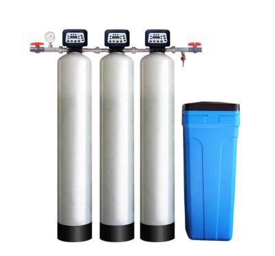 China Large Industrial Softening Water Treatment Equipment Well Water Filter Industrial Boiler Water Softener Descaling for sale