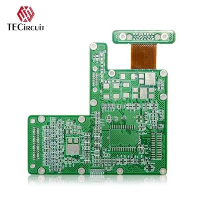 Cina FR4 PI Materiale PCB rigido flessibile a circuito stampato Immersione oro 2u in vendita
