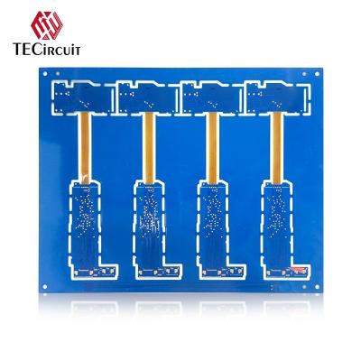 Κίνα 1.2mm πάχος 4 στρώματα άκαμπτο ευέλικτο PCB Πίνακας εκτυπωμένων κυκλωμάτων Βύθιση χρυσού 2U