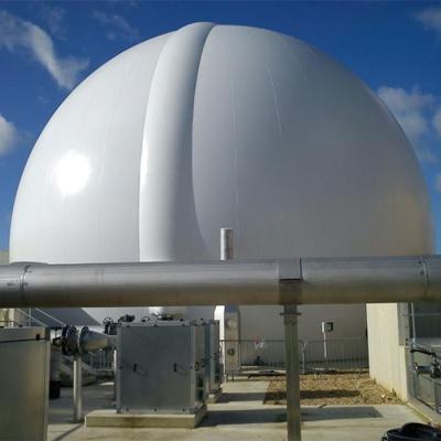 China Quick Installation Dual Membrane Biogas Balloon For Biogas Project Anti UV for sale