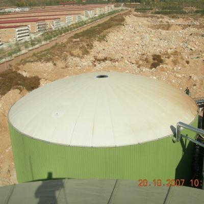 China Single Membrane Biogas Cover On Fermenter For Livestock Farm / Wastewater Treatment for sale