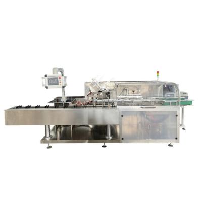 China Food Design Professional High Speed Pocket Machine Bag Carton Box Cartoning Packing Machine for sale