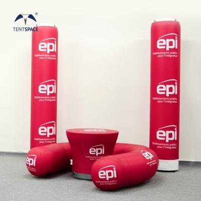 China Portable Factory Wholesale Inflatable Tube or Inflatable Pillar Column with Air Blower for Advertising,Event,Wedding for sale