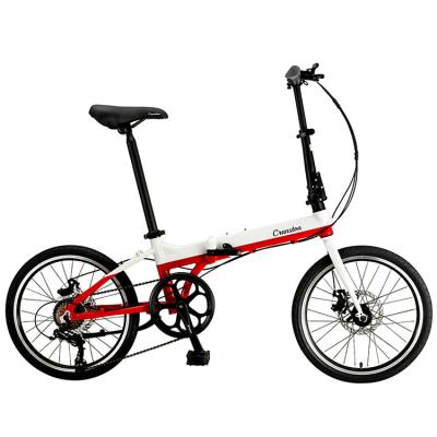 China New Design Profession Aluminum Alloy Bike 7 Speed 20 Inch Folding Bicycle for sale
