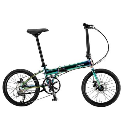 China Wholesale Aluminum Alloy Low Price Long Range 20 Inch 9 Speed Folding Bicycle for sale