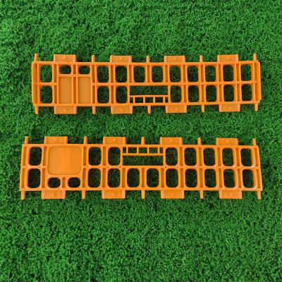 Chine Cages de transport de volailles de poids léger en jaune et blanc, assemblage facile pour les élevages de poulets à vendre