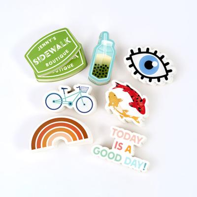 China Hot Selling Amazon Heat Sensitive Printing Die Cut Home Sticker Custom Vinyl Water Cup Laptop Wall Stickers Decoration Adhesive for sale