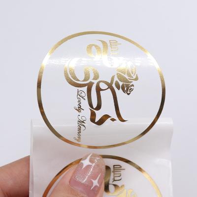 China Hot Selling Custom Logo Die Cut Waterproof Printing Amazon Thank You Gold Foil Adhesive Stickers Vinyl Decals Stickers for sale