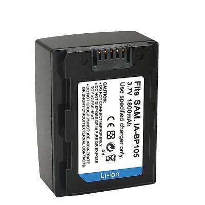China Home appliance IA BP105 IA-BP105R IA-BP105 BP-105 rechargeable lithium battery for Samsung HMX-F80/F800/G30/304S MXF70 camera battery for sale