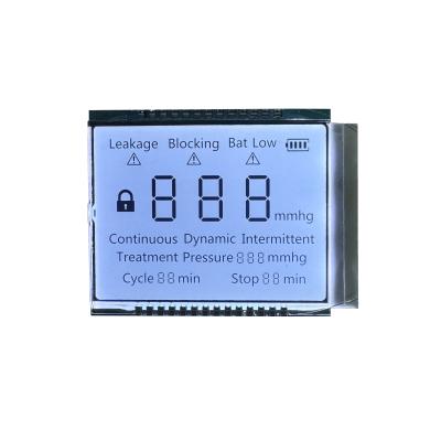 China Monochrome White Segment HTN Positive LCD Screen Display 3.3V 27PIN for sale