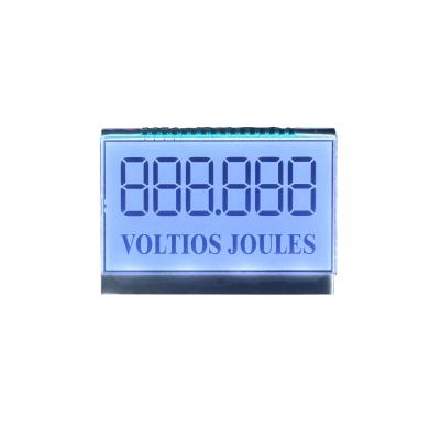 China 6 Digits 7 Segment LCD Display Small Size 5.0V HTN Transmissive 16PIN for sale