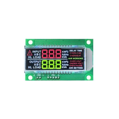 China VA Negative LCD Module Monochrome Black Screen Color Segments COB+PIN for sale