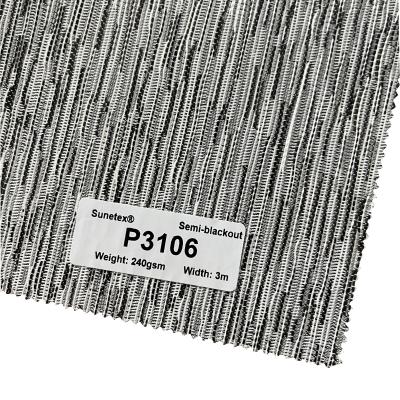 China Window Decoration 3m Width Polyester Roller Blinds Fabric 240gsm for sale